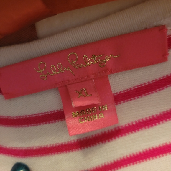 Lilly Pulitzer Ruth Ruffle Striped Sweater - Picture 4 of 4